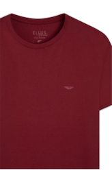 T-Shirt Pima Easa Mirror Classic Bordeaux