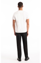 T-Shirt Pima Easa Mirror Classic Branco