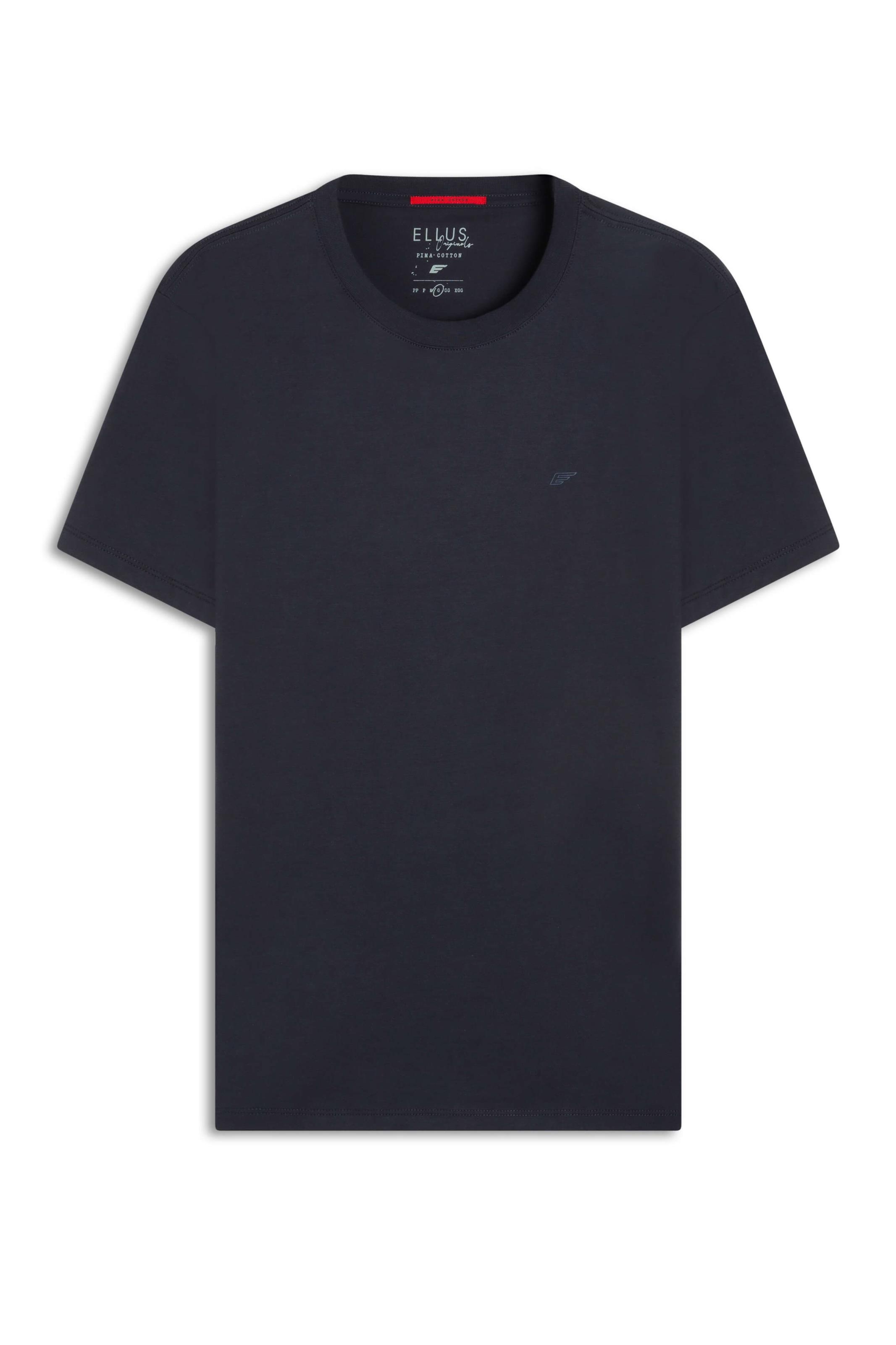 T-Shirt Pima Easa Mirror Classic Dark Navy