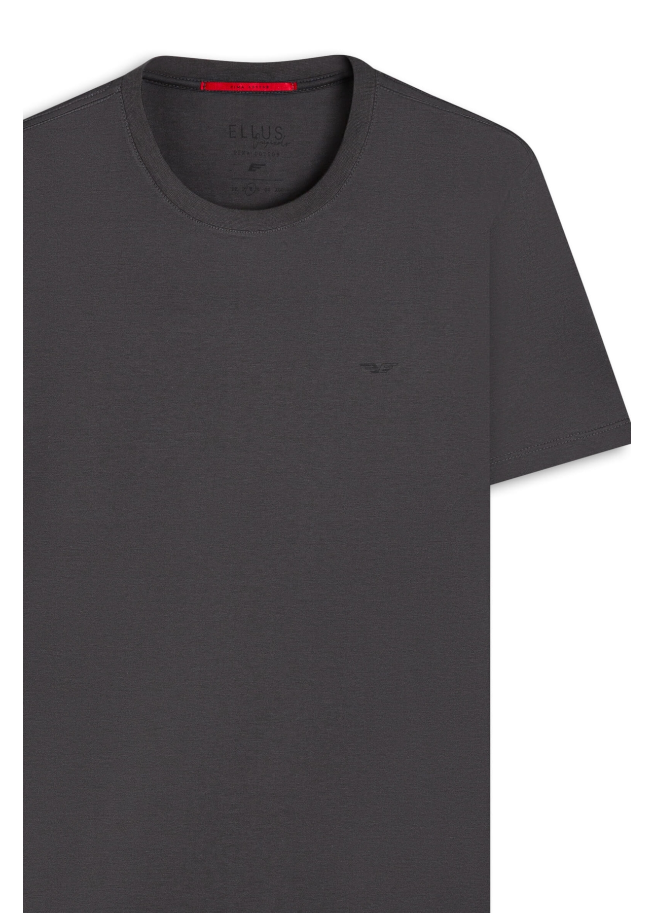 T-Shirt Pima Easa Mirror Classic Grafite