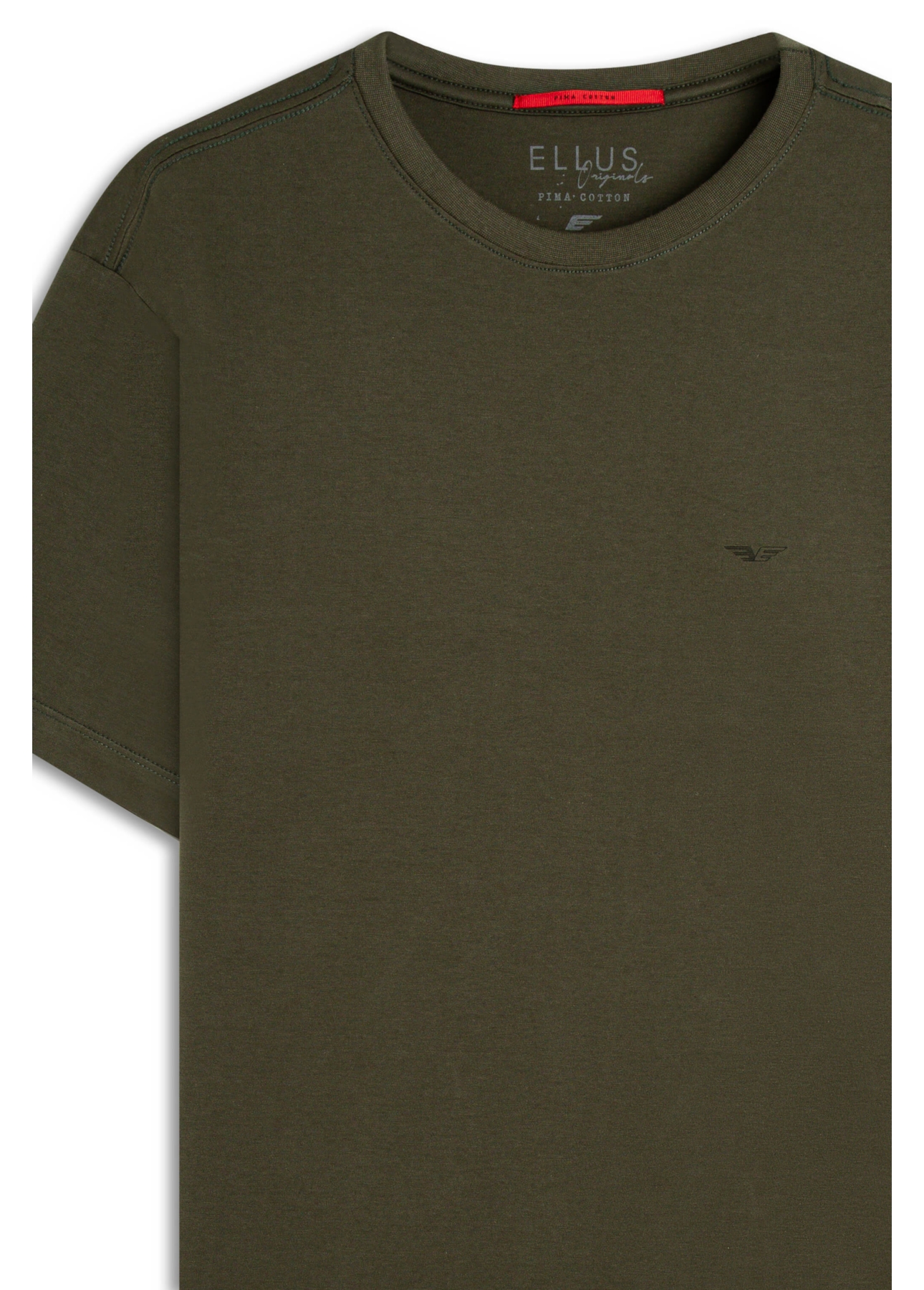 T-Shirt Pima Easa Mirror Classic Verde Militar