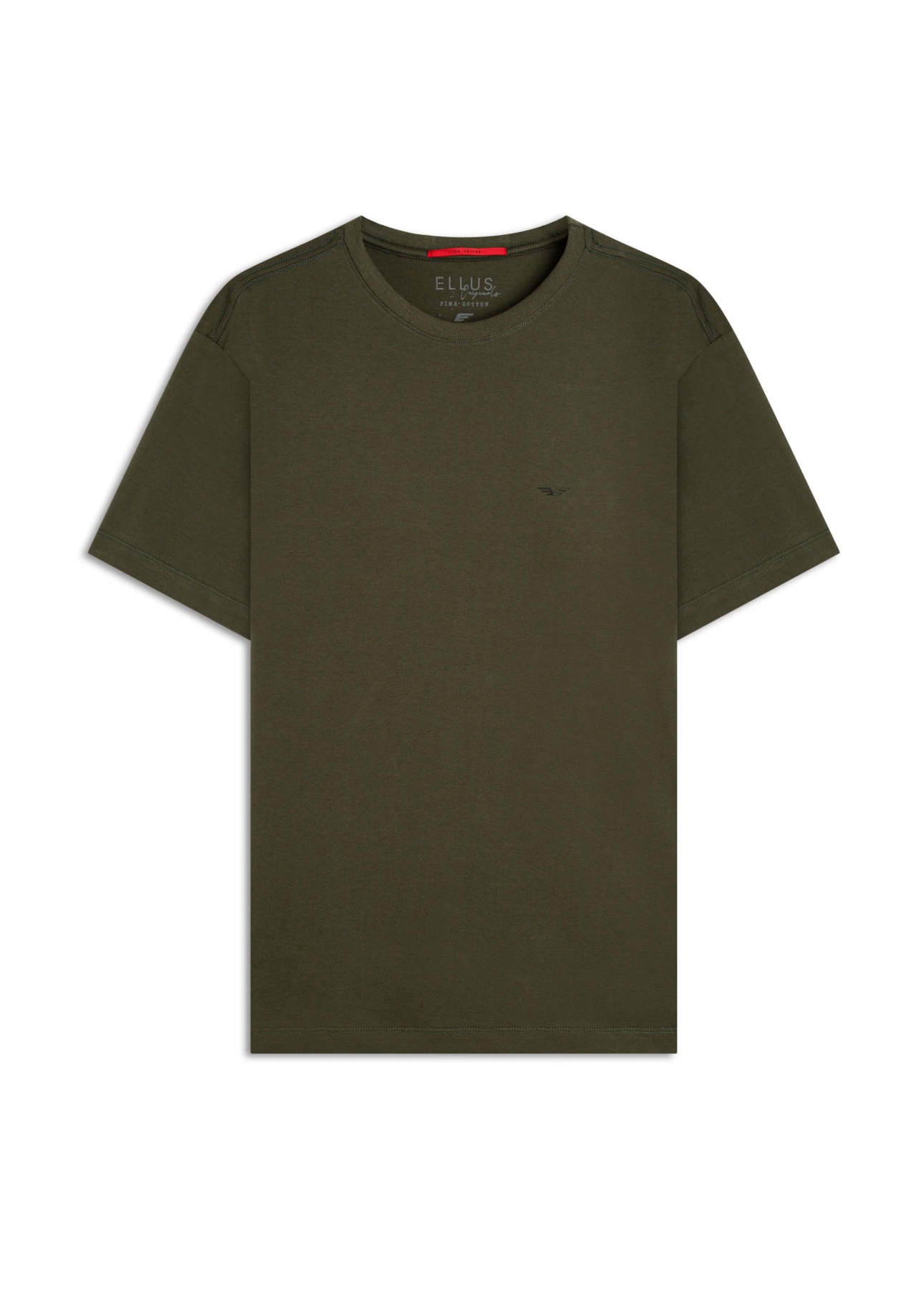 T-Shirt Pima Easa Mirror Classic Verde Militar