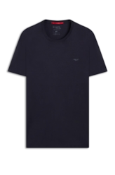 T-Shirt Pima Easa Mirror Dark Navy