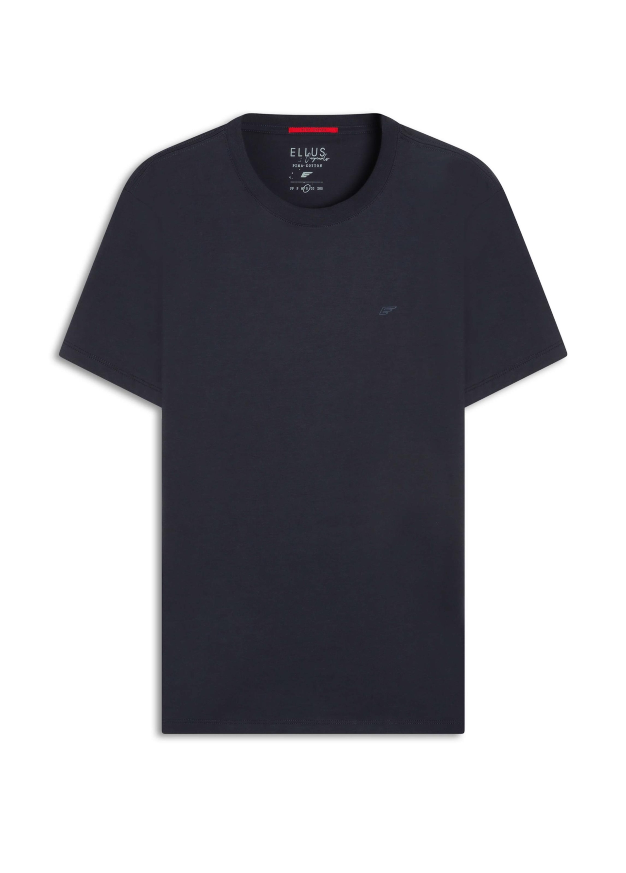 T-Shirt Pima Easa Mirror Dark Navy