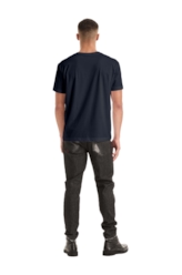 T-Shirt Pima Easa Mirror Dark Navy