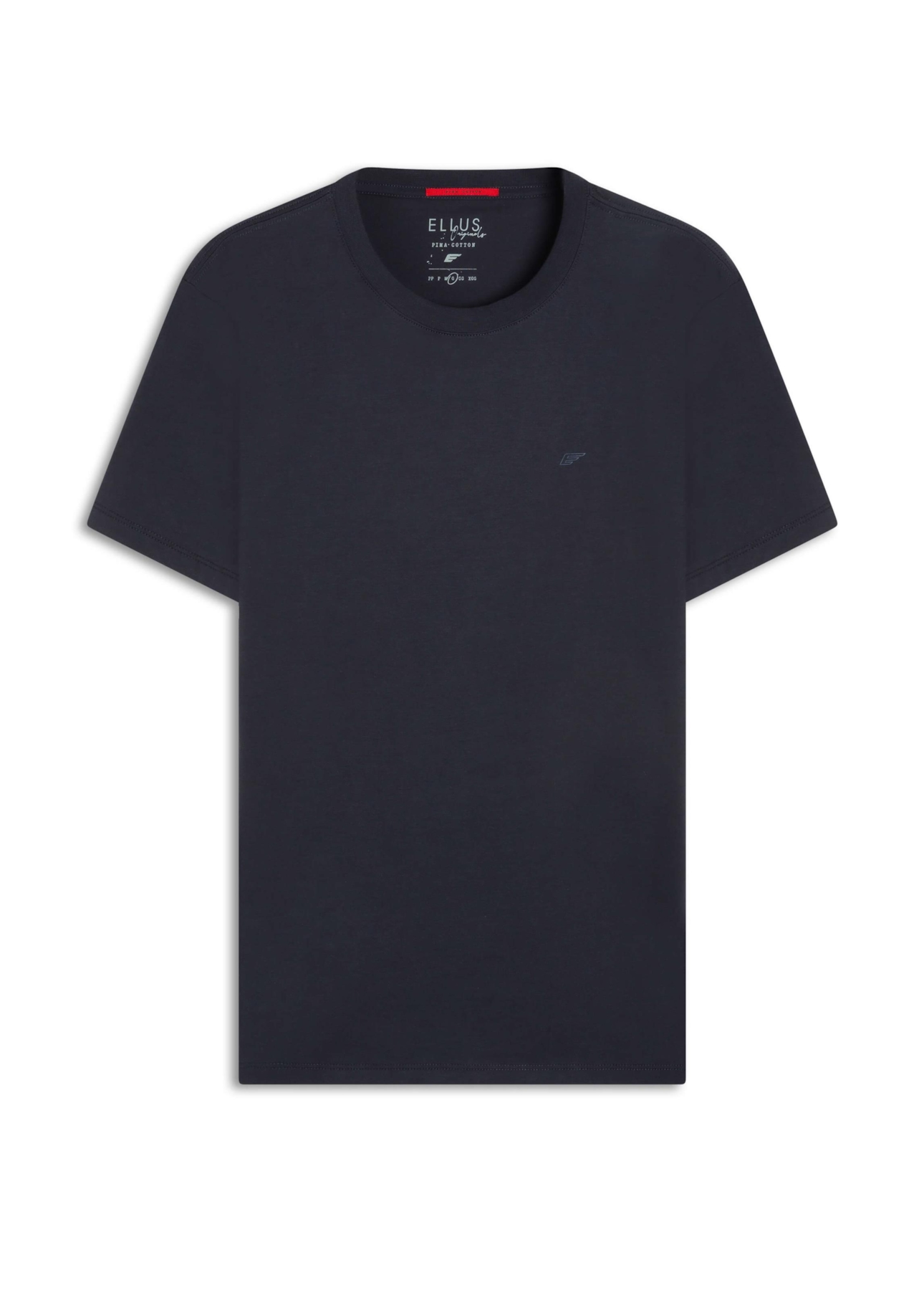 T-Shirt Pima Easa Mirror Dark Navy