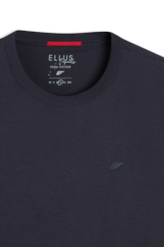T-Shirt Pima Easa Mirror Dark Navy
