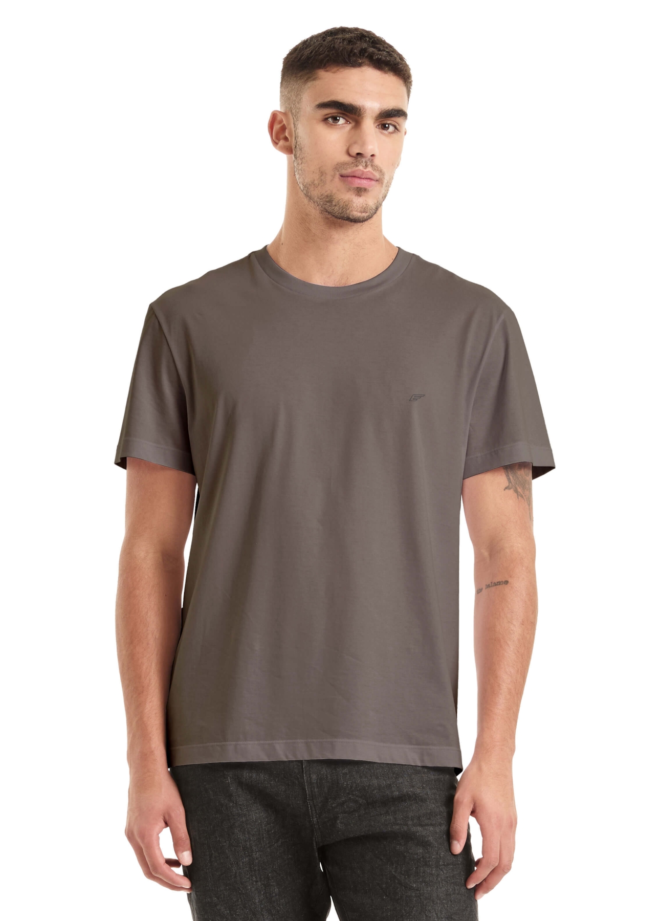 T-Shirt Pima Easa Mirror Marrom