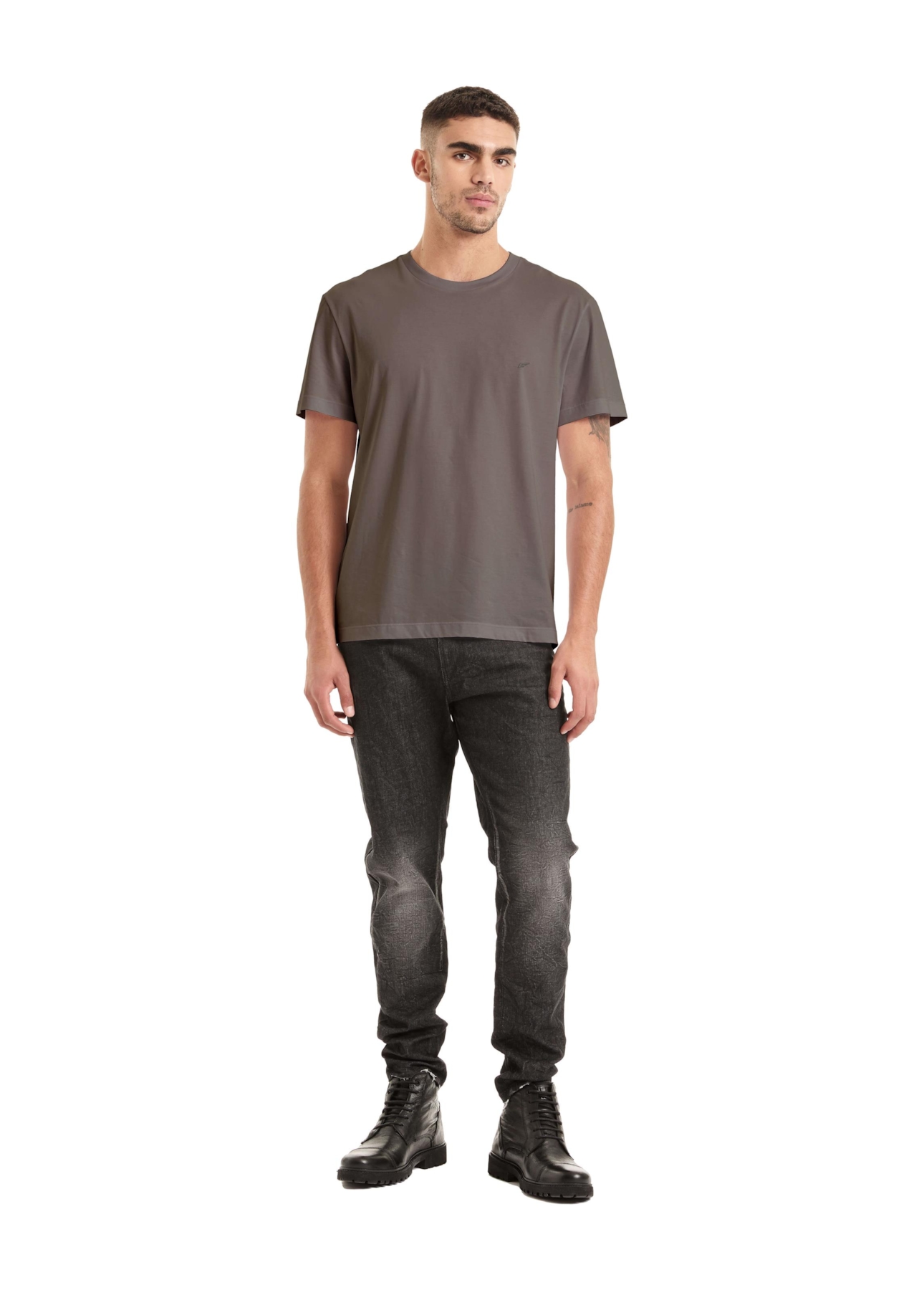 T-Shirt Pima Easa Mirror Marrom