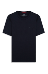 T-Shirt Pima Easa Mirror Midnight Blue