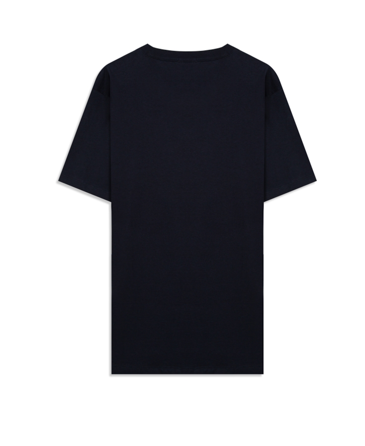 T-Shirt Pima Easa Mirror Midnight Blue
