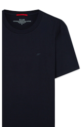 T-Shirt Pima Easa Mirror Midnight Blue