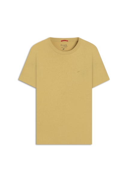 T-Shirt Pima Easa Mirror Mostarda