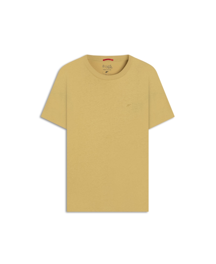 T-Shirt Pima Easa Mirror Mostarda