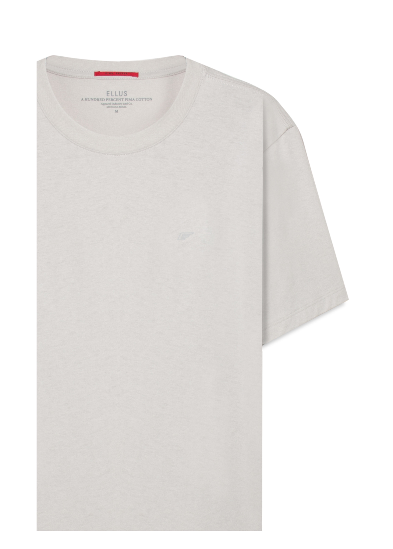 T-Shirt Pima Easa Mirror Prata