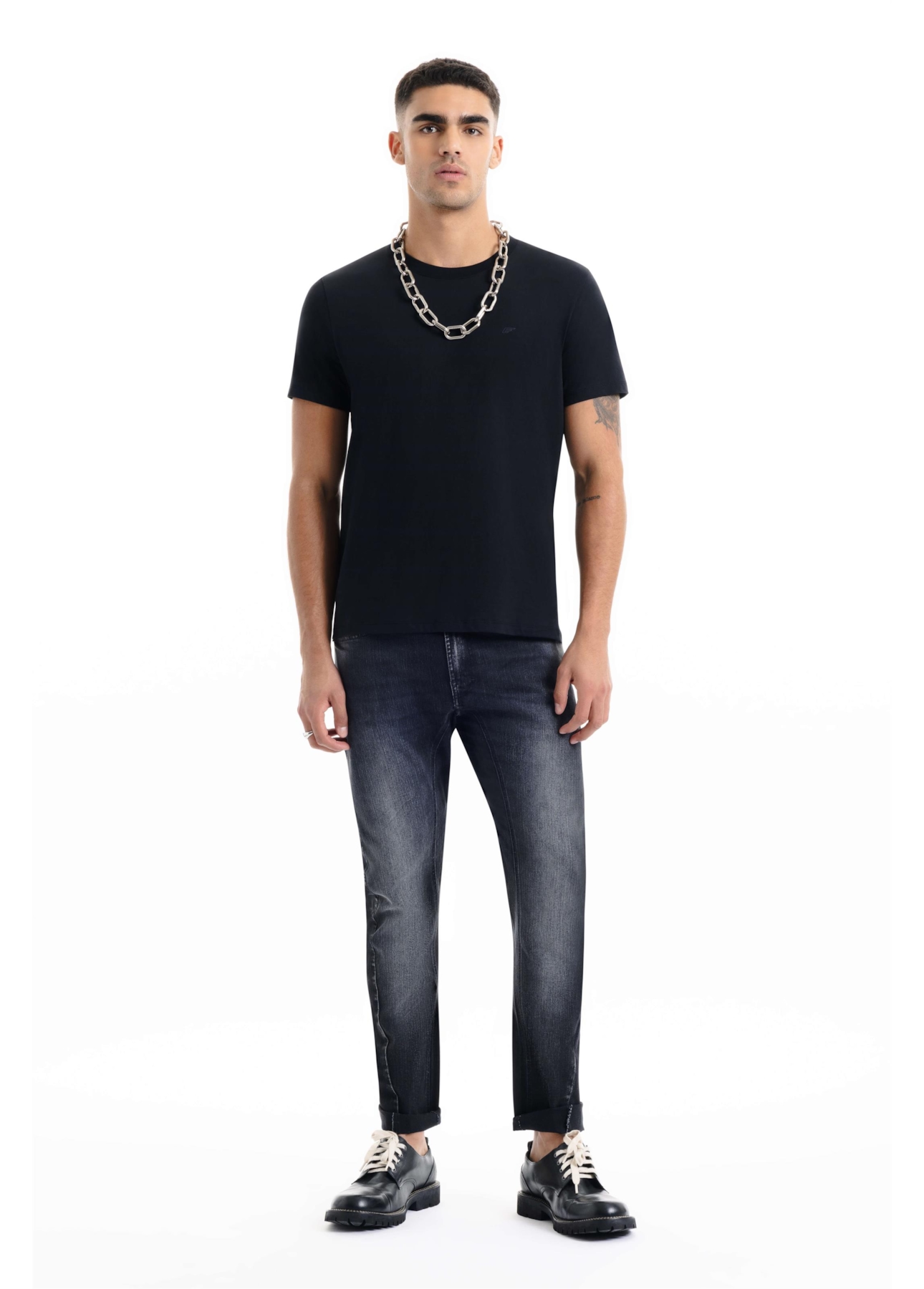 T-Shirt Pima Easa Mirror Preto