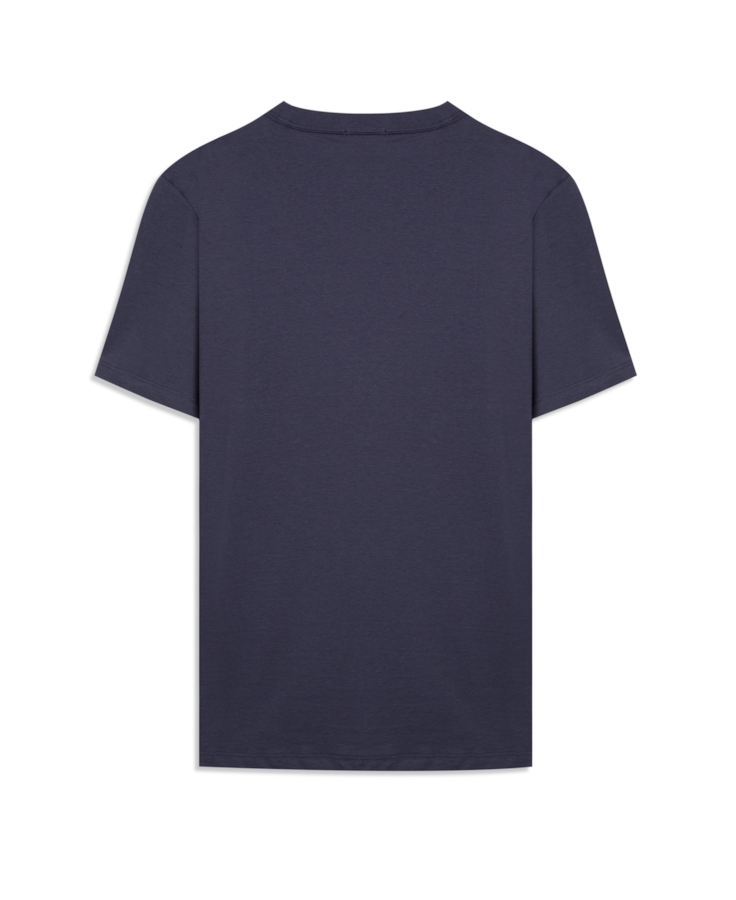 T-Shirt Pima Easa Mirror Purple Blue