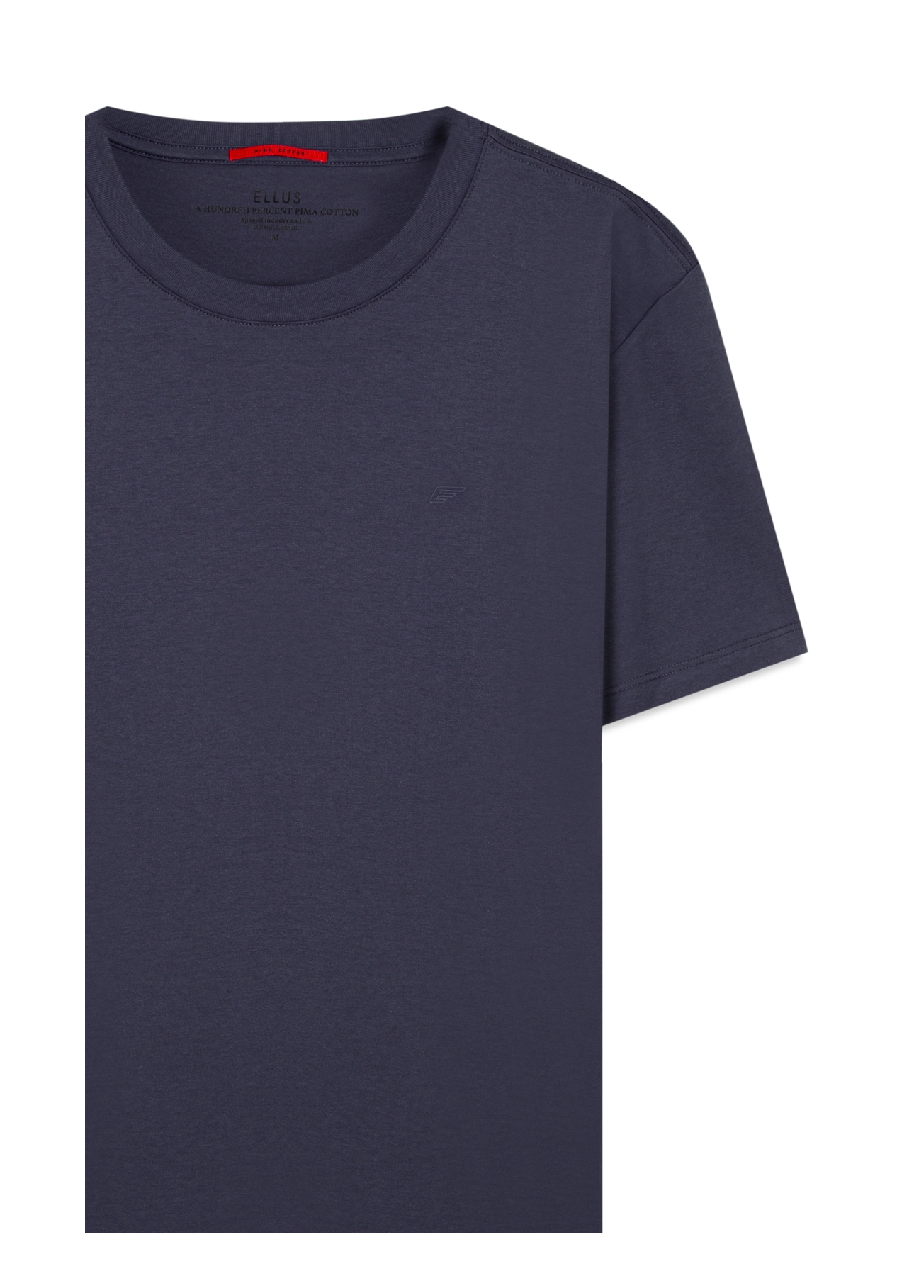 T-Shirt Pima Easa Mirror Purple Blue