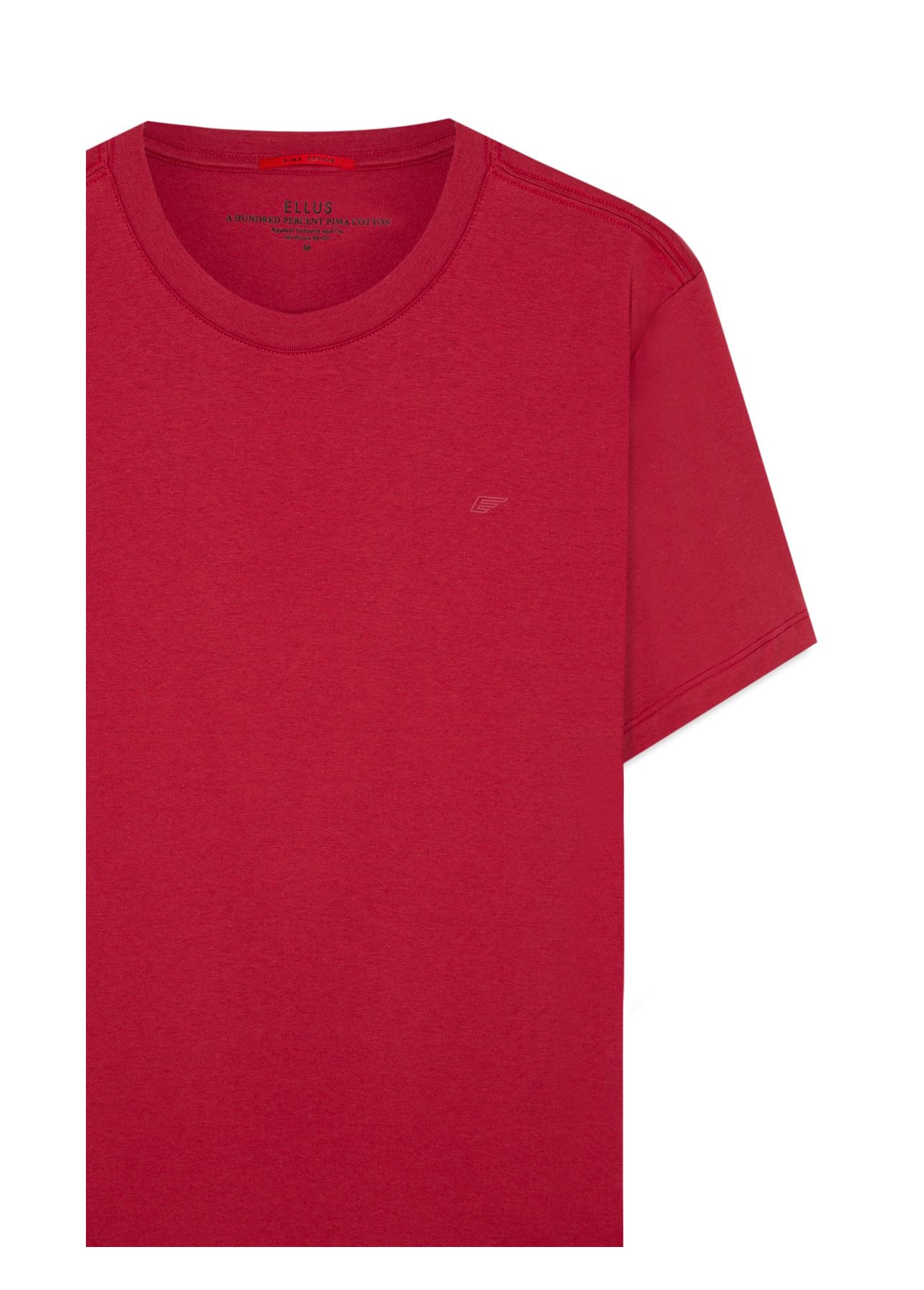 T-Shirt Pima Easa Mirror Sangria