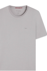 T-Shirt Pima Easa Mirror Silver Gray
