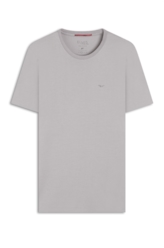 T-Shirt Pima Easa Mirror Silver Gray