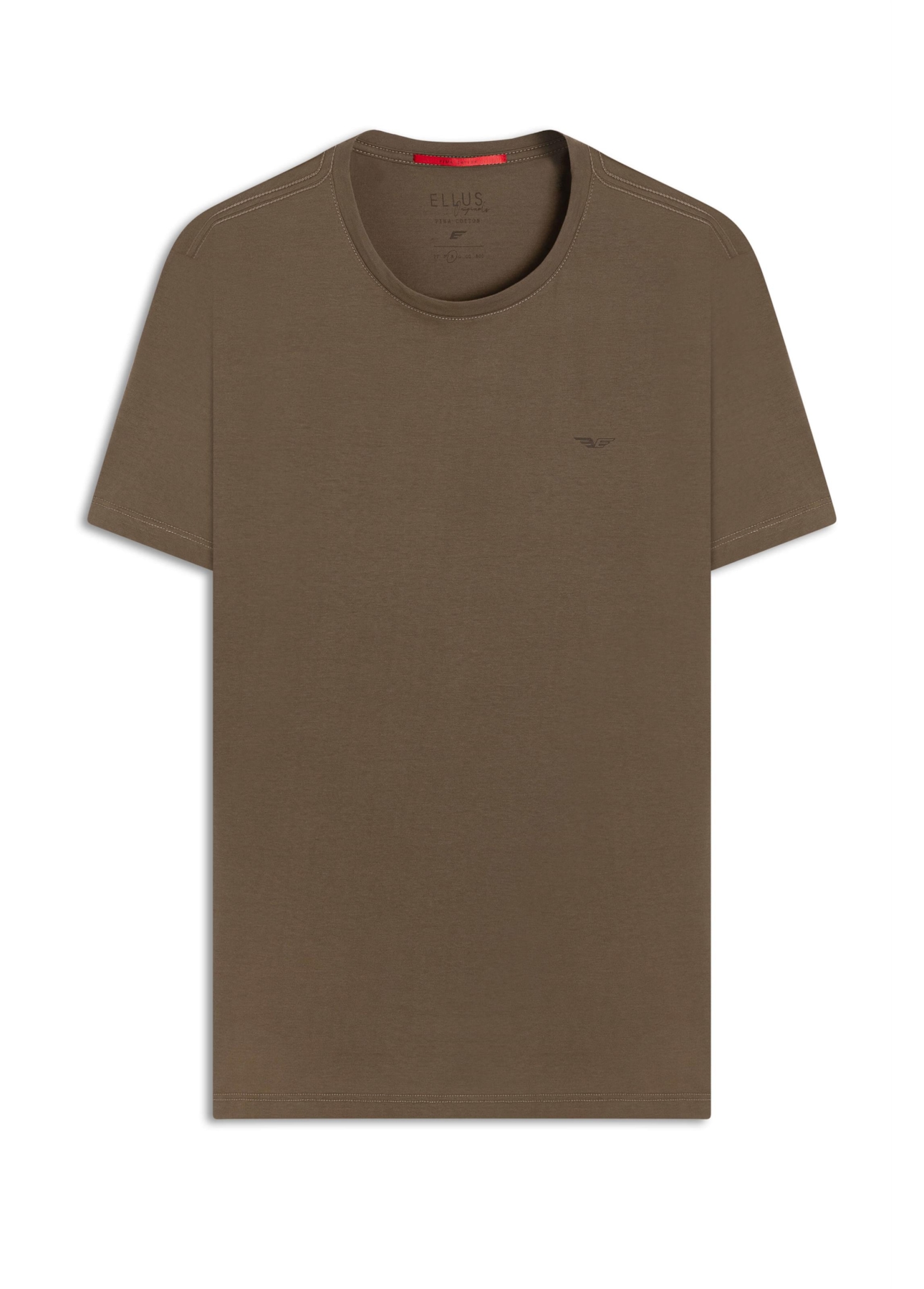 T-Shirt Pima Easa Mirror Tabaco