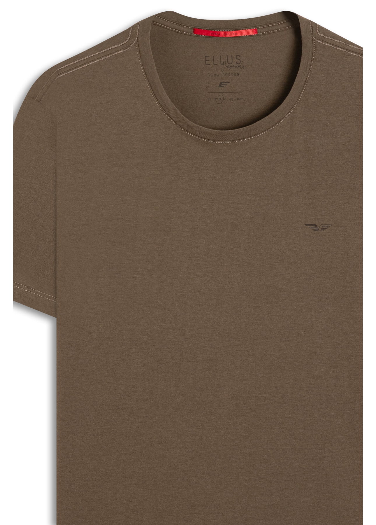 T-Shirt Pima Easa Mirror Tabaco