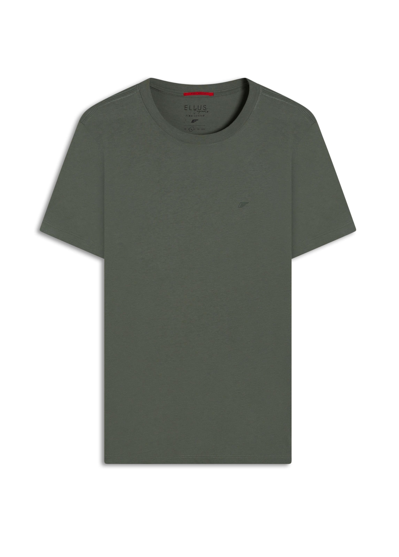 T-Shirt Pima Easa Mirror Verde Army