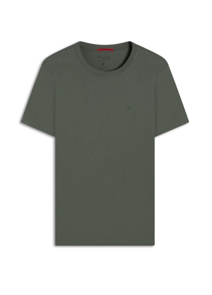 T-Shirt Pima Easa Mirror Verde Army