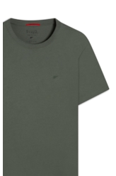 T-Shirt Pima Easa Mirror Verde Army