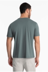 T-Shirt Pima Easa Mirror Verde Escuro
