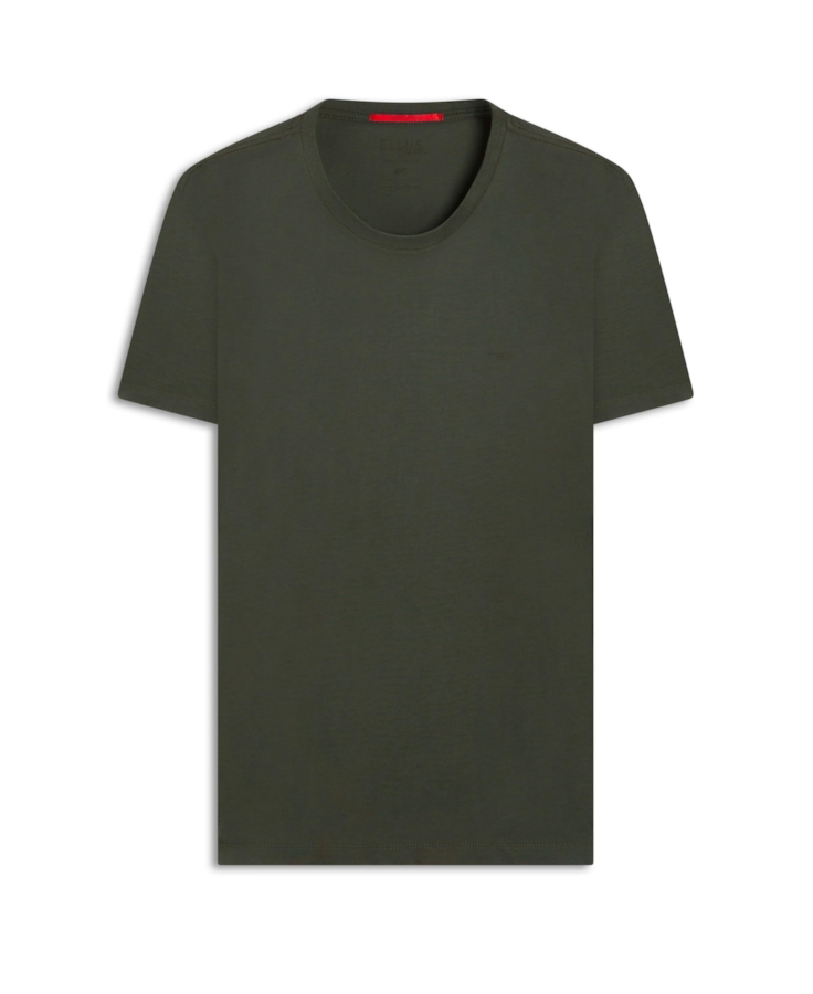 T-Shirt Pima Easa Mirror Verde Militar