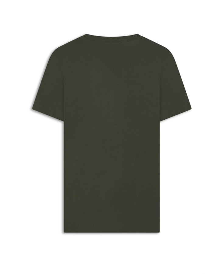 T-Shirt Pima Easa Mirror Verde Militar