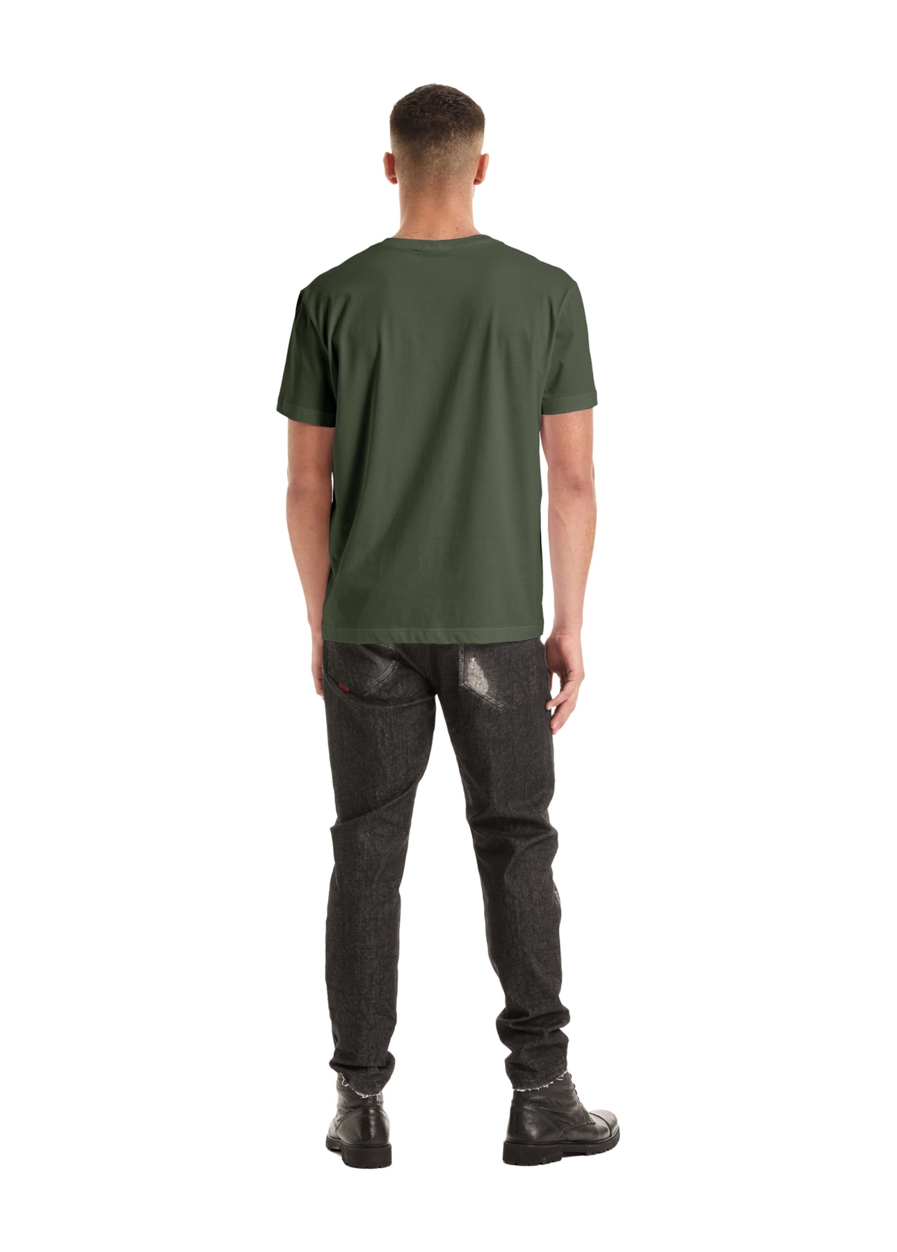 T-Shirt Pima Easa Mirror Verde Militar