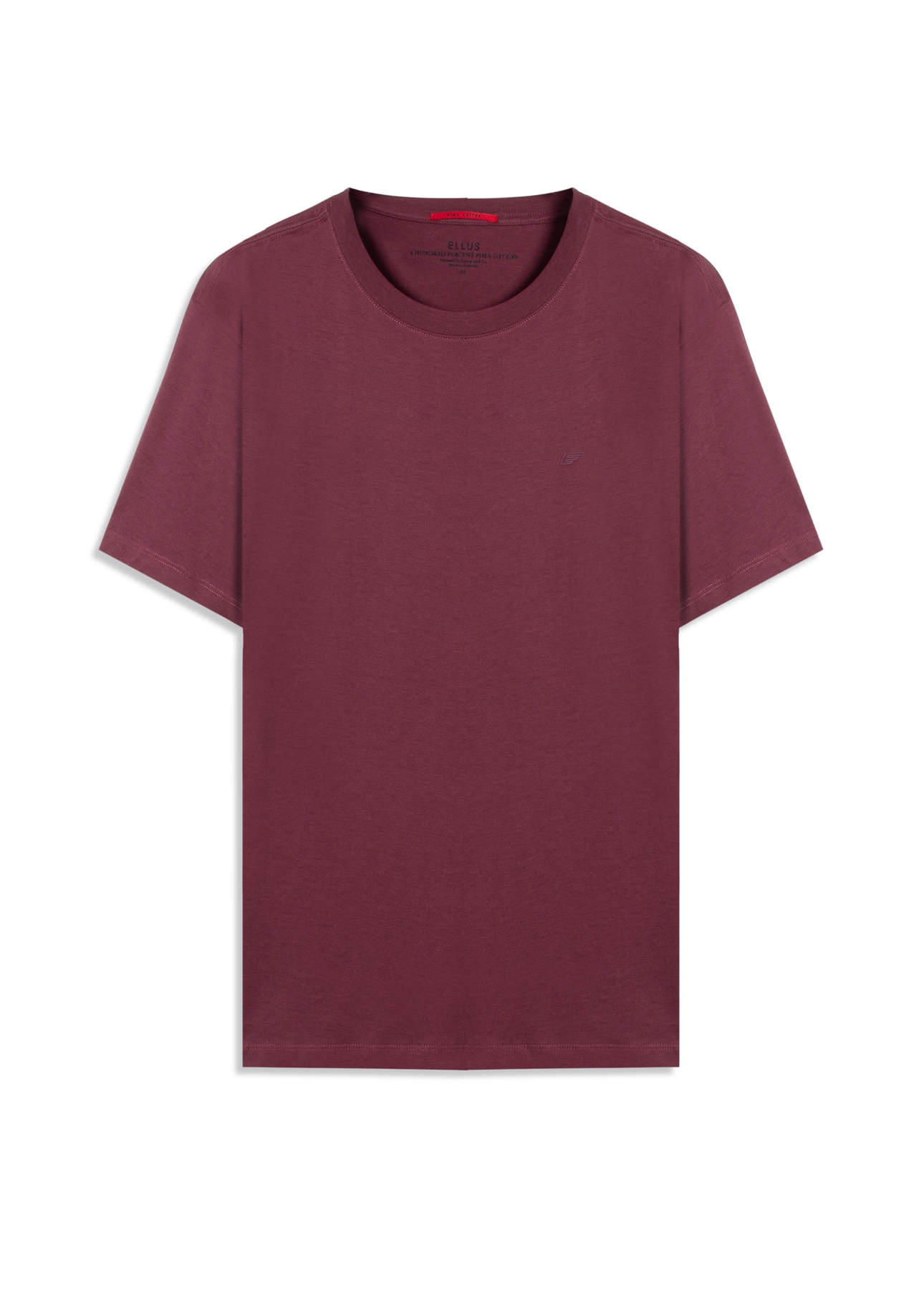 T-Shirt Pima Easa Mirror Vinho