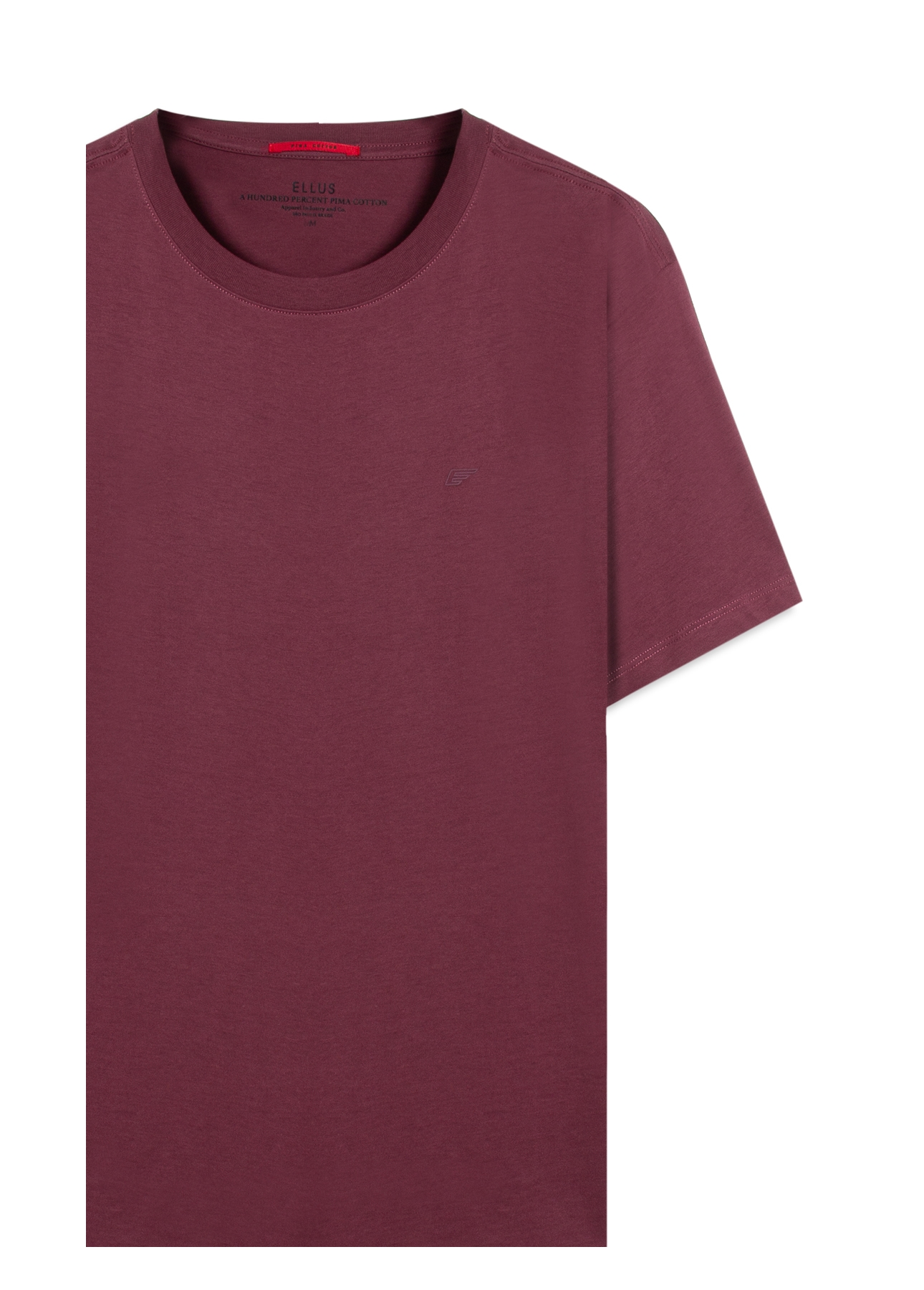 T-Shirt Pima Easa Mirror Vinho