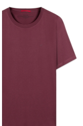 T-Shirt Pima Easa Mirror Vinho