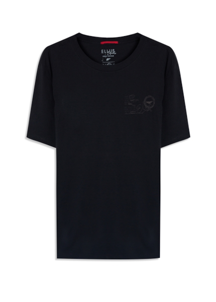 T-Shirt Pima Ellus Crafted Preto