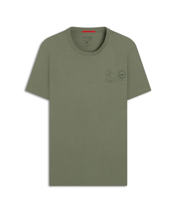 T-Shirt Pima Ellus Crafted Verde Army