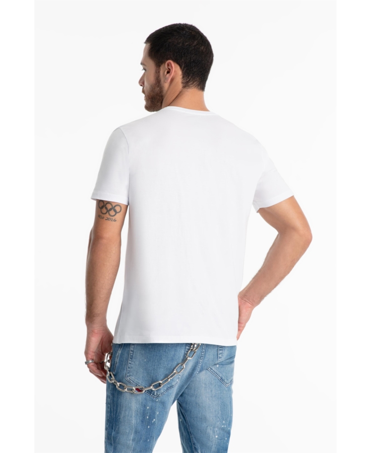 T-Shirt Pima Ellus Eagle Classic Branco