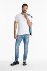 T-Shirt Pima Ellus Eagle Classic Branco