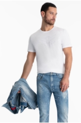 T-Shirt Pima Ellus Eagle Classic Branco