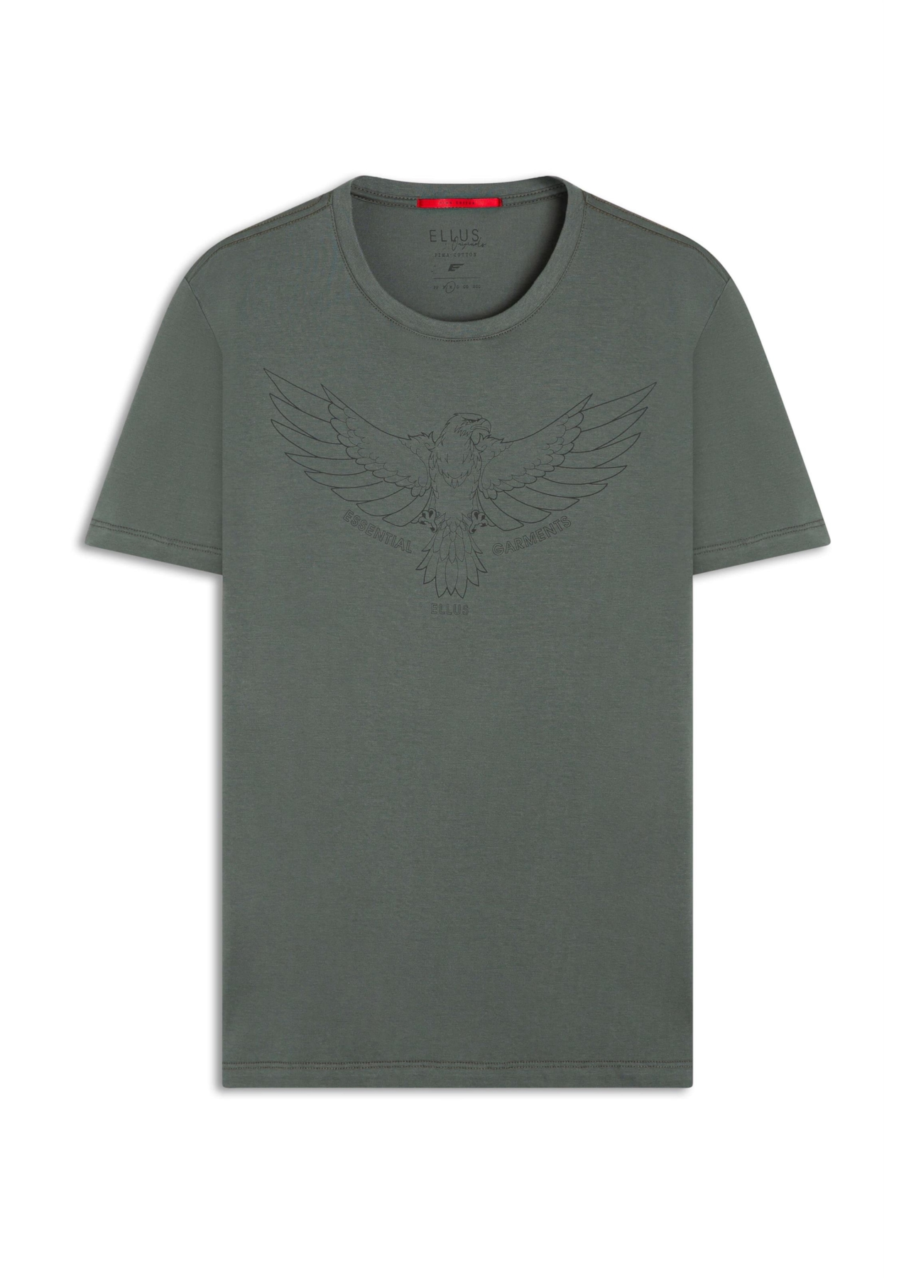 T-Shirt Pima Ellus Eagle Classic Verde Escuro