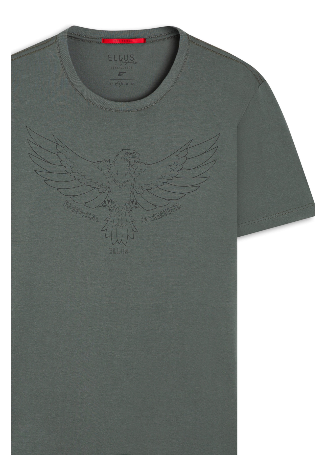 T-Shirt Pima Ellus Eagle Classic Verde Escuro