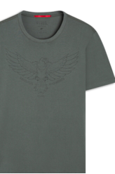 T-Shirt Pima Ellus Eagle Classic Verde Escuro