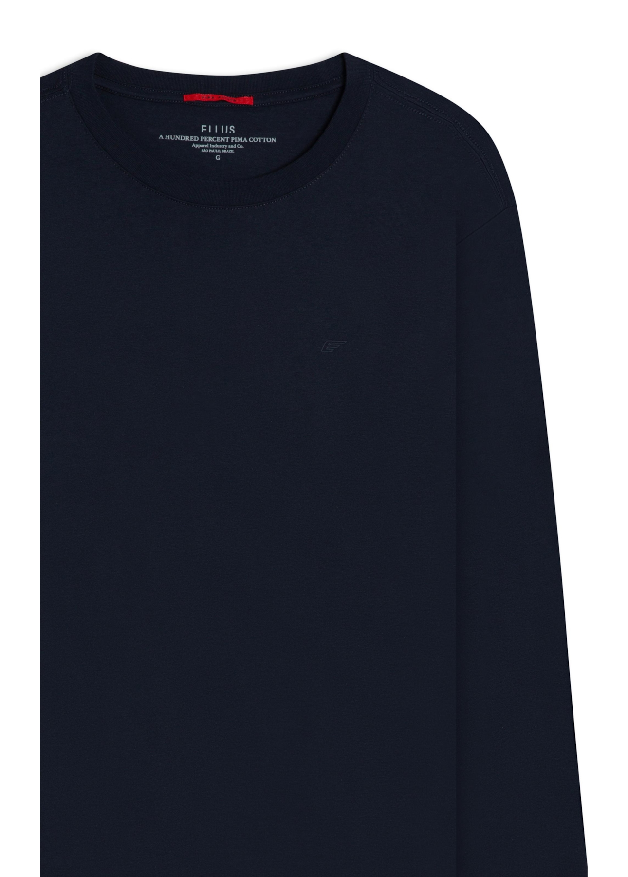 T-Shirt Pima Ellus Manual Azul Marinho