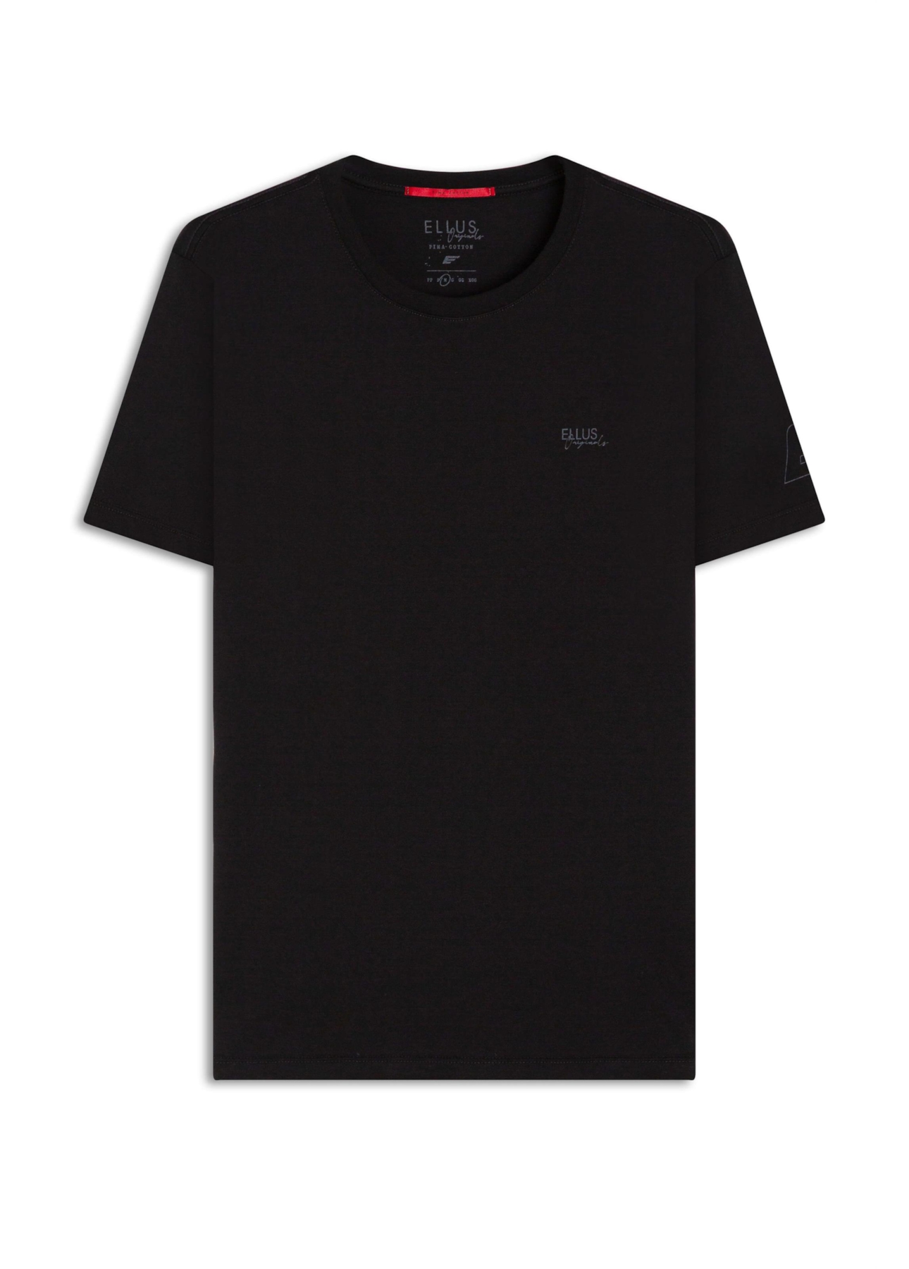 T-Shirt Pima Essentials Classic Preto