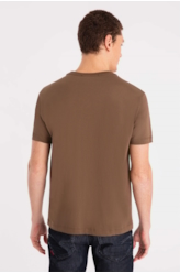 T-Shirt Pima Essentials Classic Tabaco