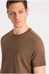 T-Shirt Pima Essentials Classic Tabaco