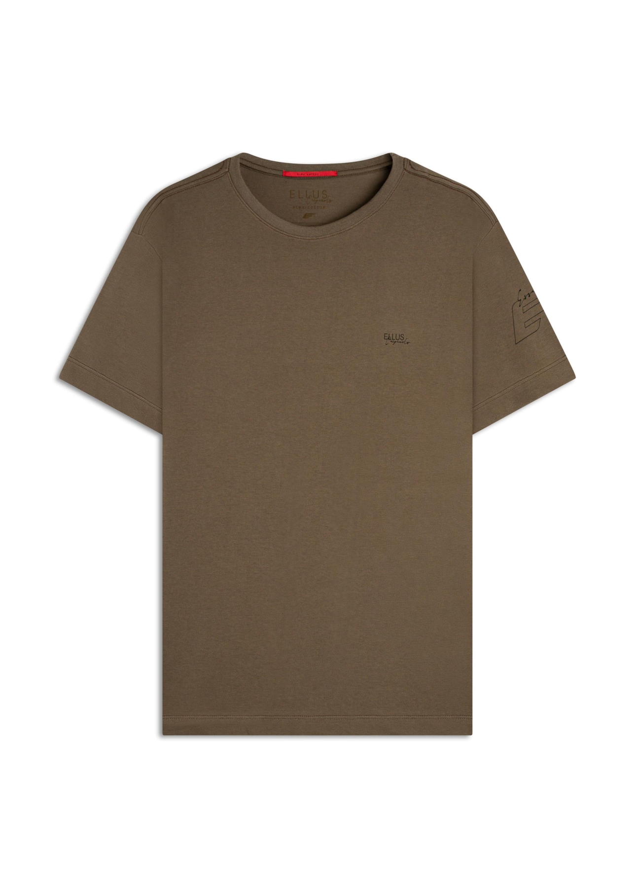 T-Shirt Pima Essentials Classic Tabaco